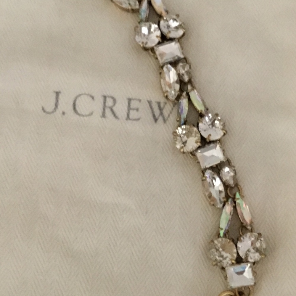 Crystal bracelet, 7 1/2”